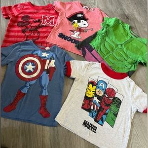 Boys T-shirt bundle sizes 2-3 or 2-4